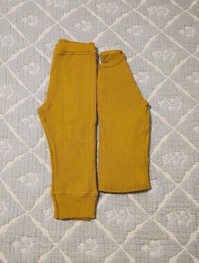 Fin & Vince Ribbed Henley & Pants 12-18 Months EUC